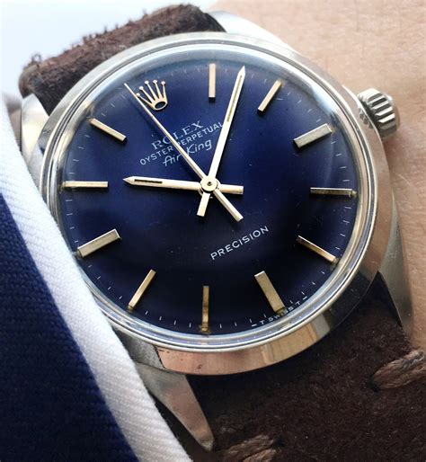 vintage rolex air king blue dial|rolex air king in stock.